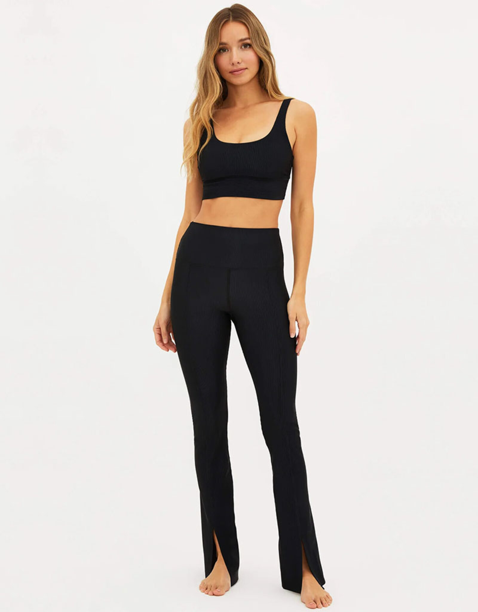 BEACH RIOT ALANI FLARE PANT RIB