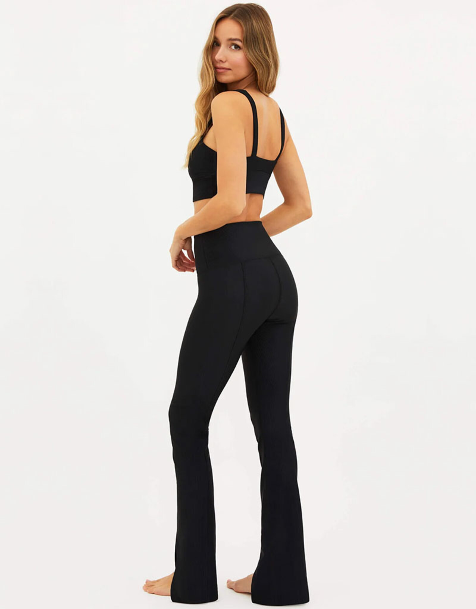 BEACH RIOT ALANI FLARE PANT RIB