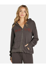 LAUREN MOSHI MOIRA VINTAGE EAGLE ZIP HOODIE