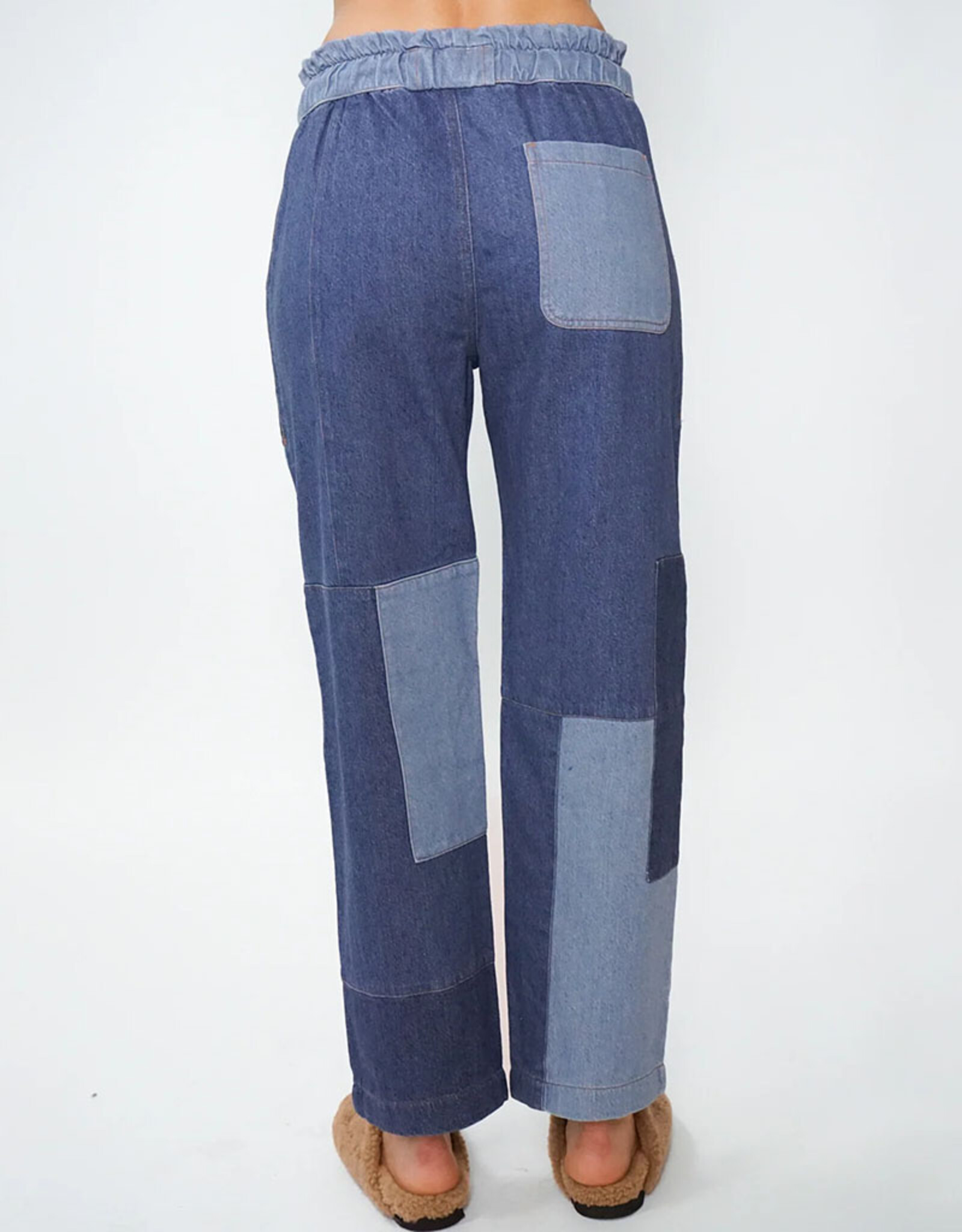 ELECTRIC & ROSE EASY PANT PATCHWORK