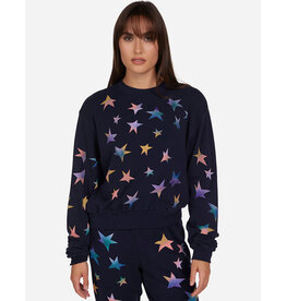 LAUREN MOSHI SPALDING RAINBOW STARS SWEATSHIRT