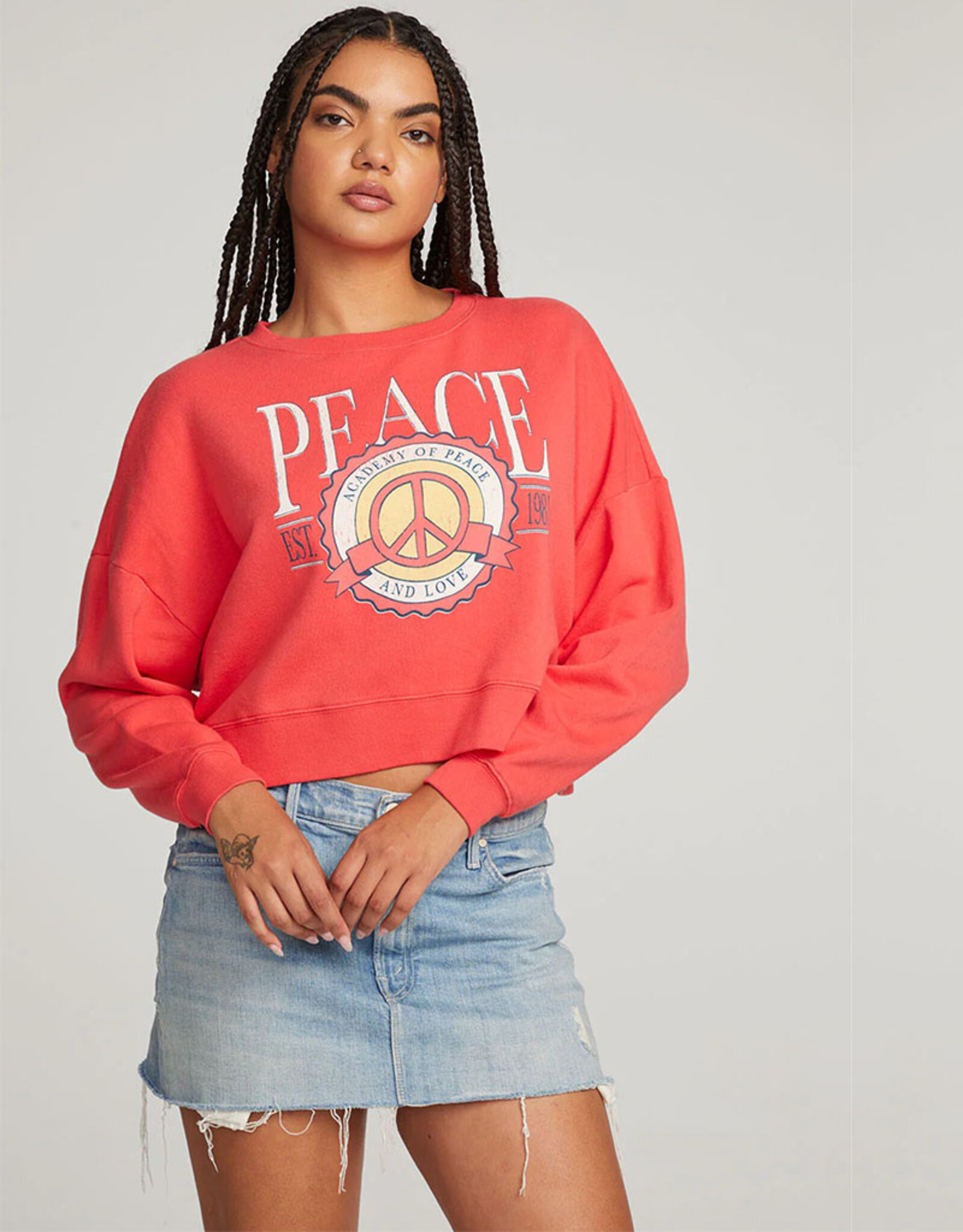 CHASER RAMONE PULLOVER PEACE ACADEMY