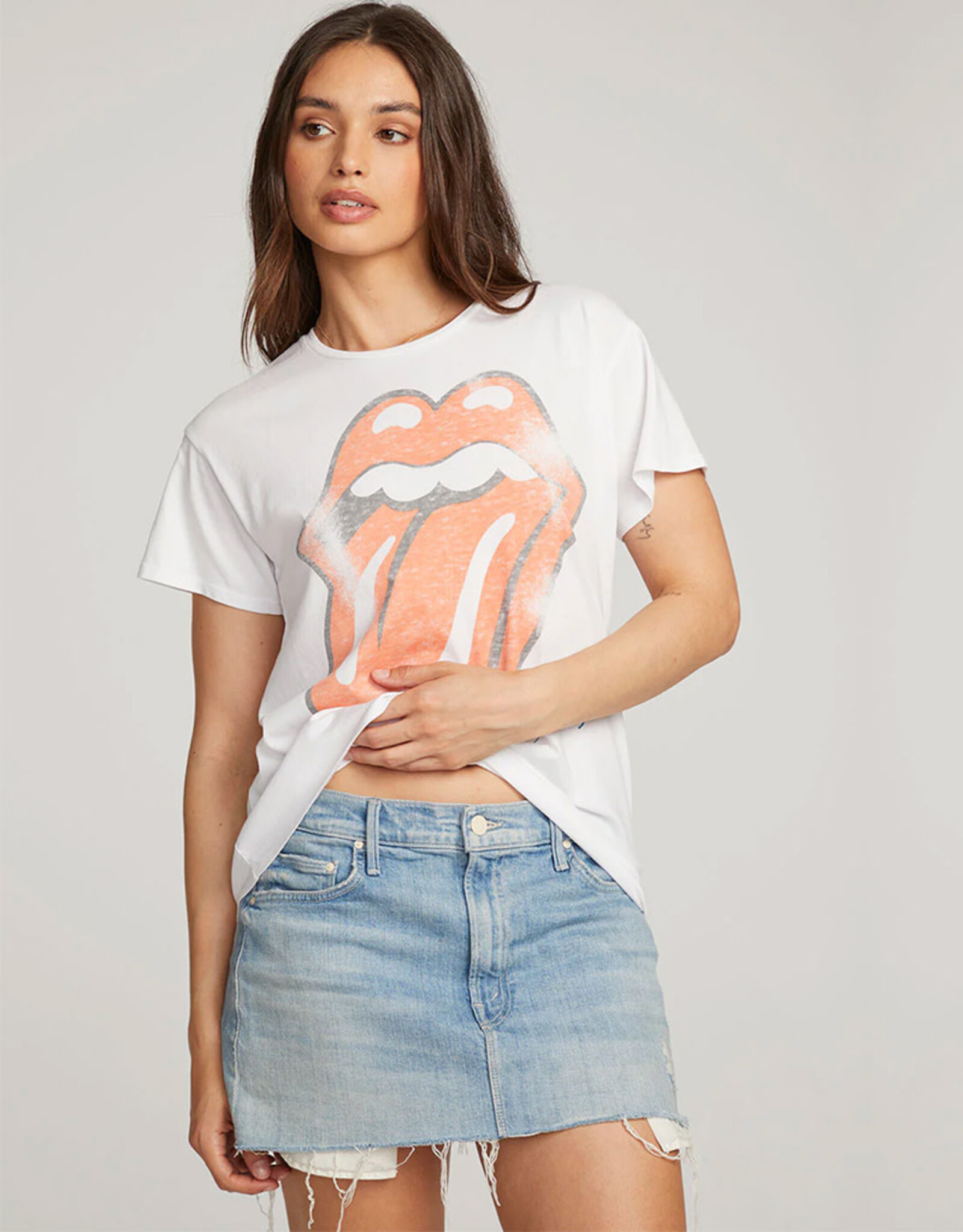 CHASER ROLLING STONES CLASSIC LOGO TEE