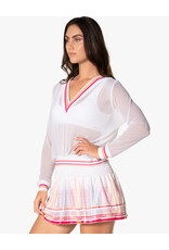 LUCKY IN LOVE CLASSIC MESH PULLOVER