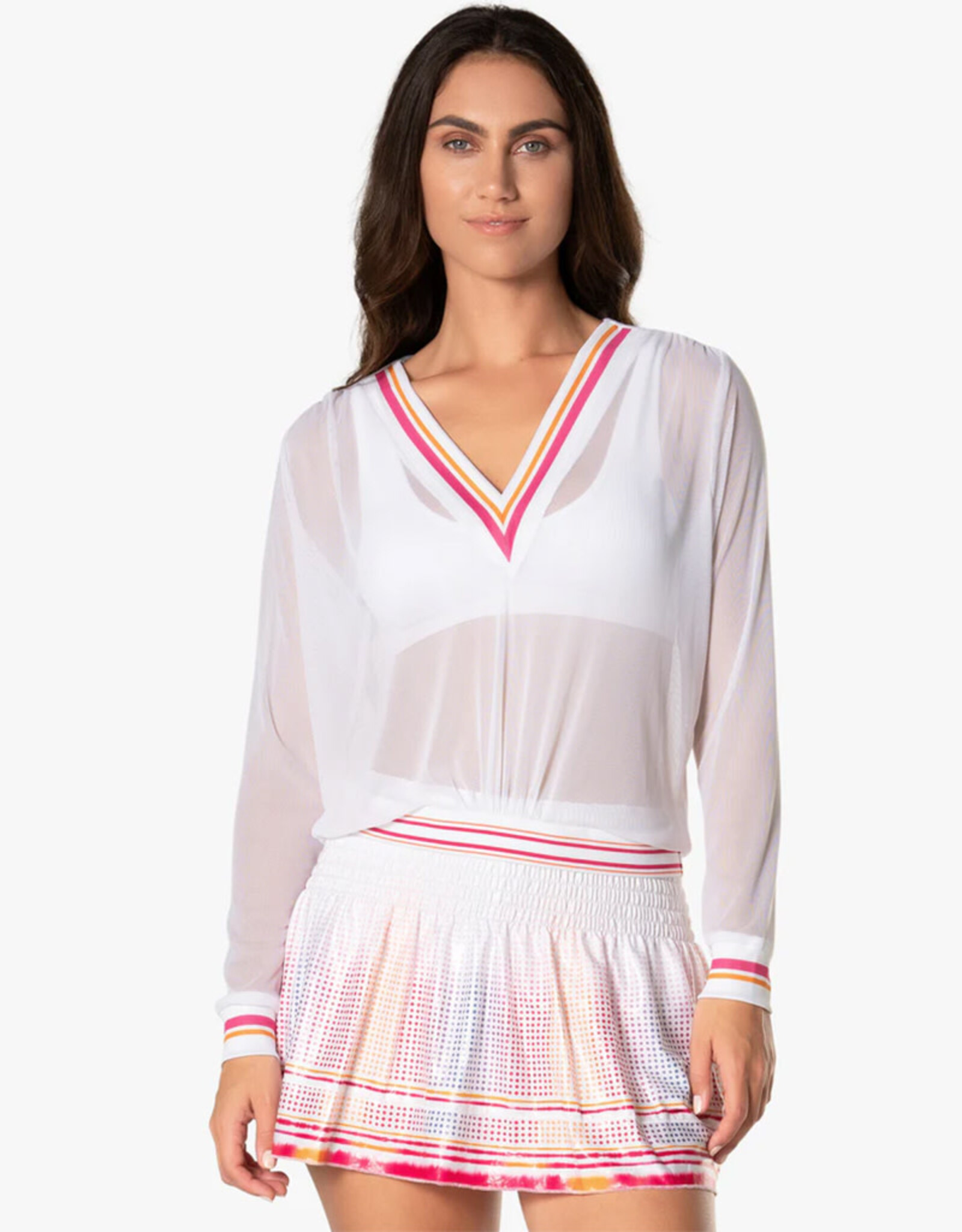 LUCKY IN LOVE CLASSIC MESH PULLOVER