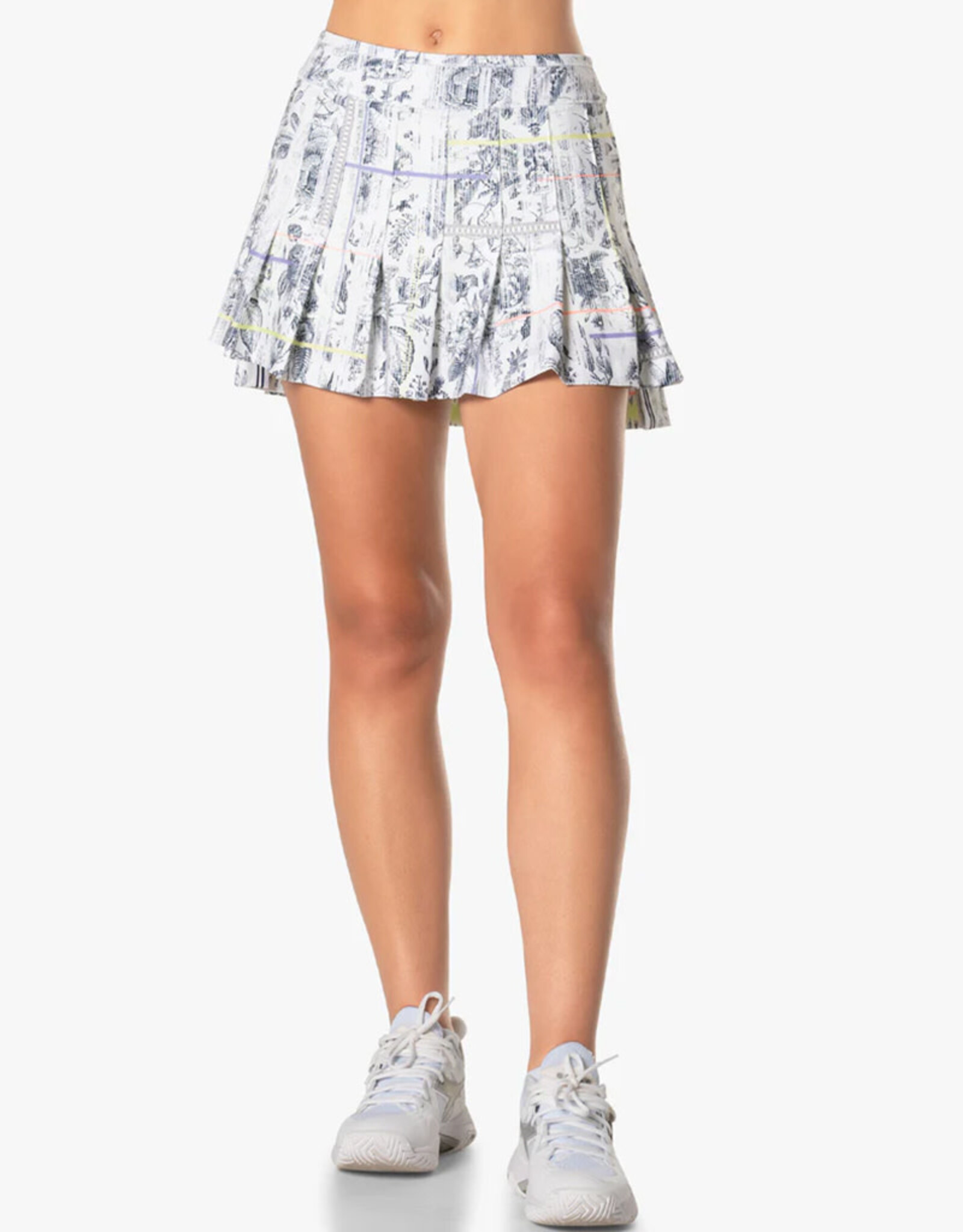 LUCKY IN LOVE ELECTRIC TOILE SKIRT