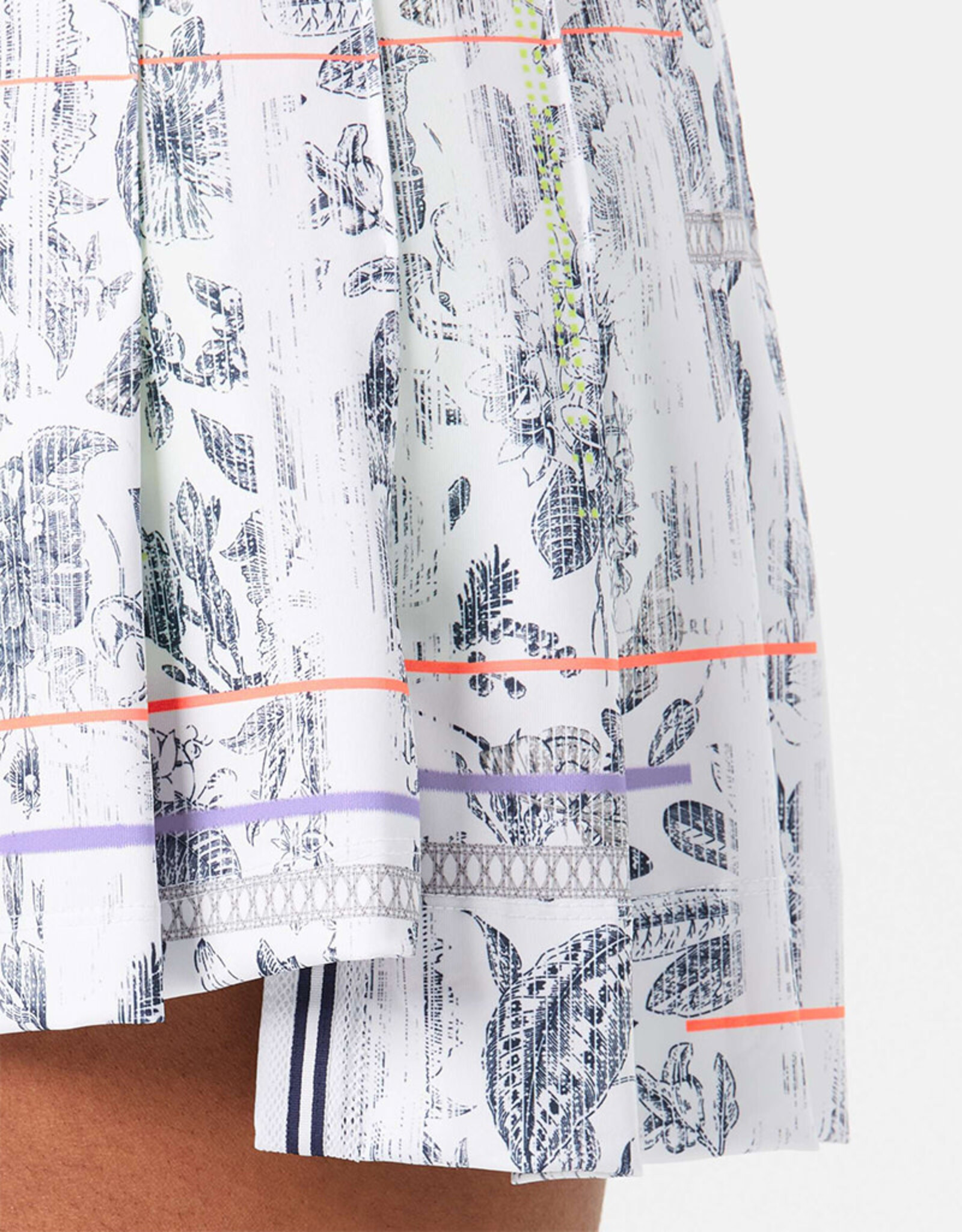 LUCKY IN LOVE ELECTRIC TOILE SKIRT