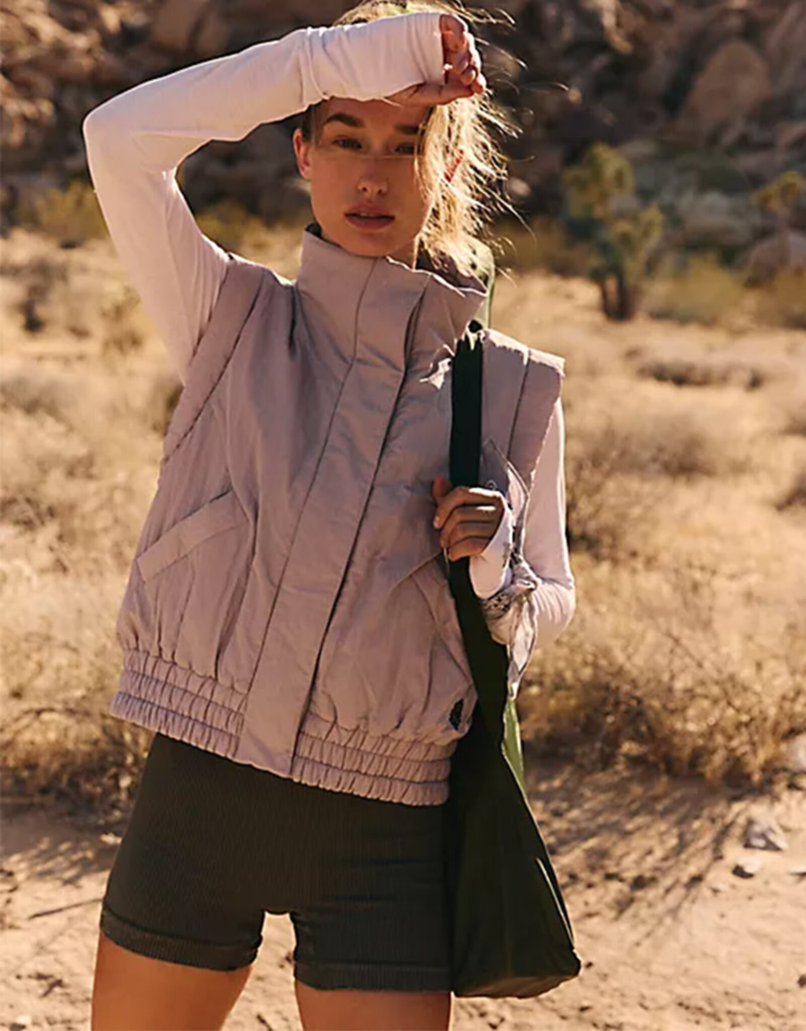 FP MOVEMENT CARES SCRUNCH TIME PUFFER VEST