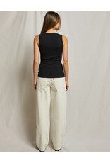 PERFECT WHITE TEE JORDAN LUXE RIB U-NECK TANK