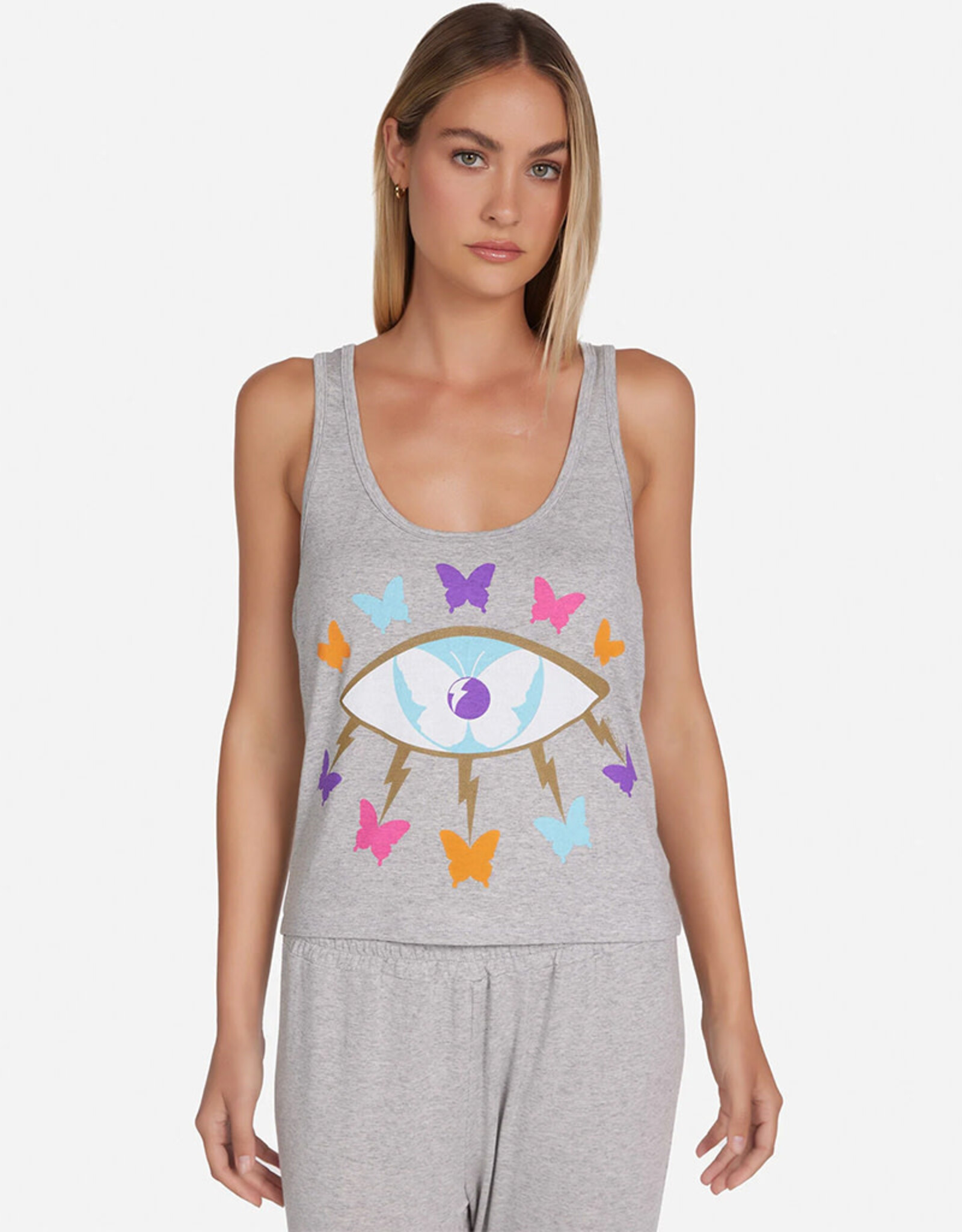LAUREN MOSHI ROSETTA OVERSIZED BUTTERFLY TANK