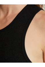 PERFECT WHITE TEE EVERLY BOUCLE HIGHNECK CROP TANK