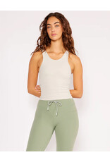 CREAM YOGA FERN TANK