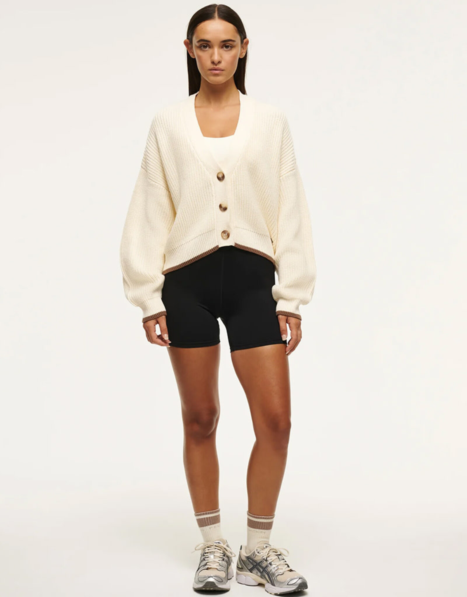 PE NATION MEMORY KNIT CARDIGAN