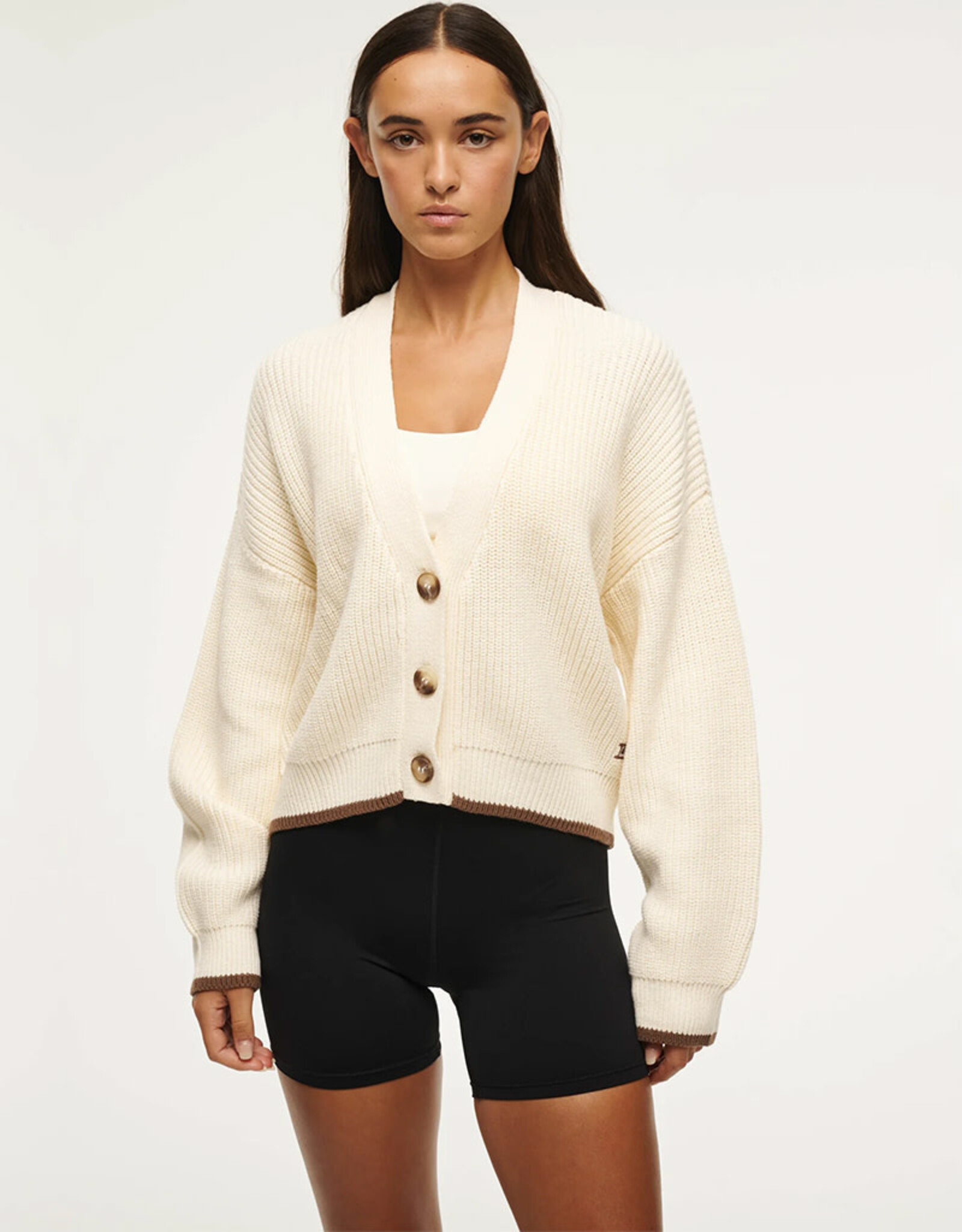 PE NATION MEMORY KNIT CARDIGAN