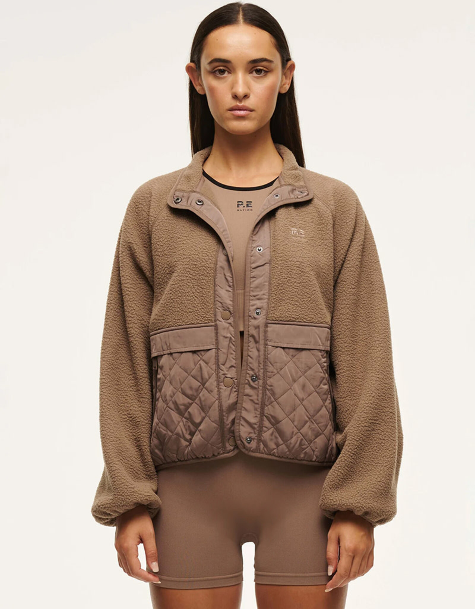 PE NATION TECHNIQUE QUILT JACKET
