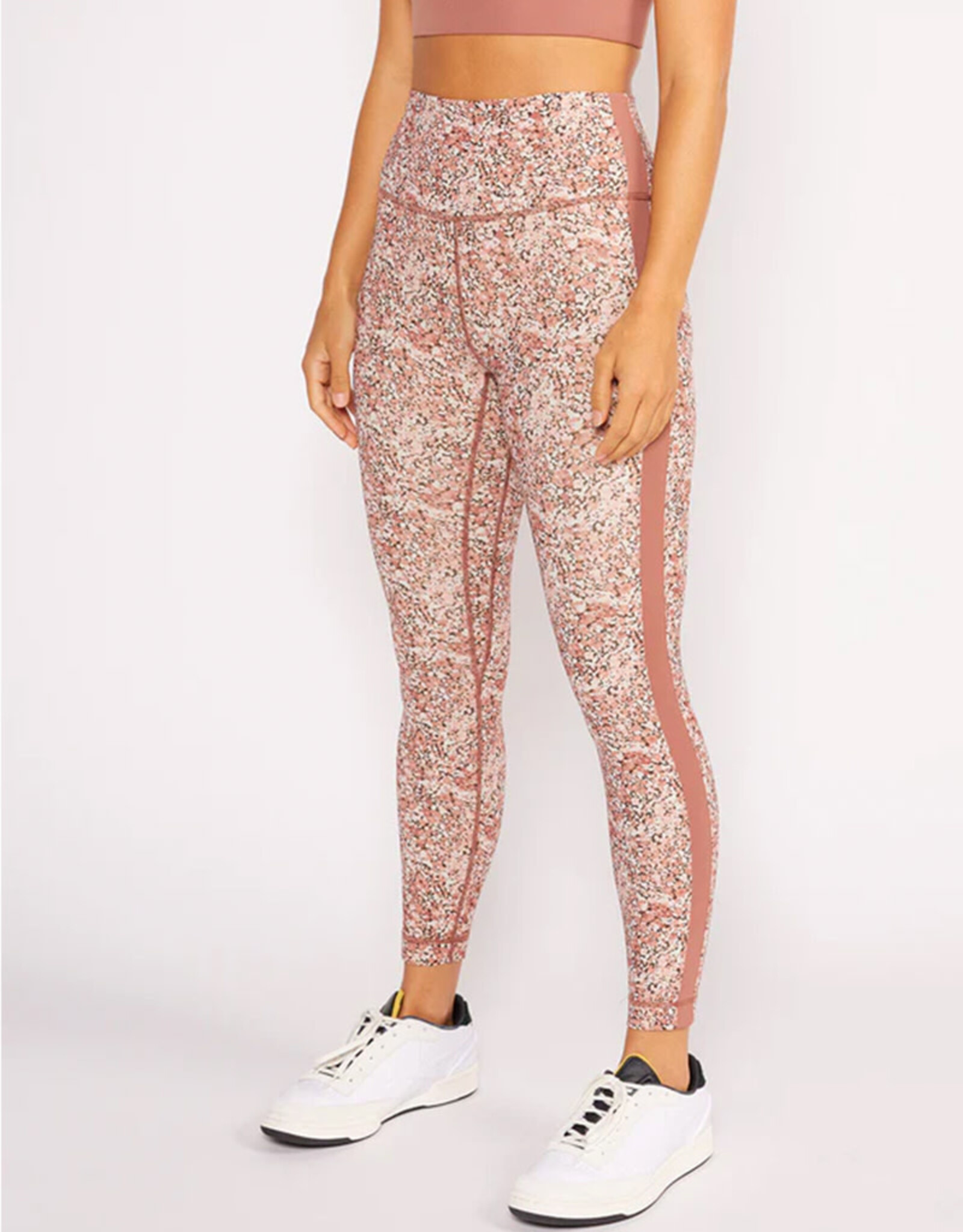CREAM YOGA HANA 7/8 SIDE STRIPE LEGGING