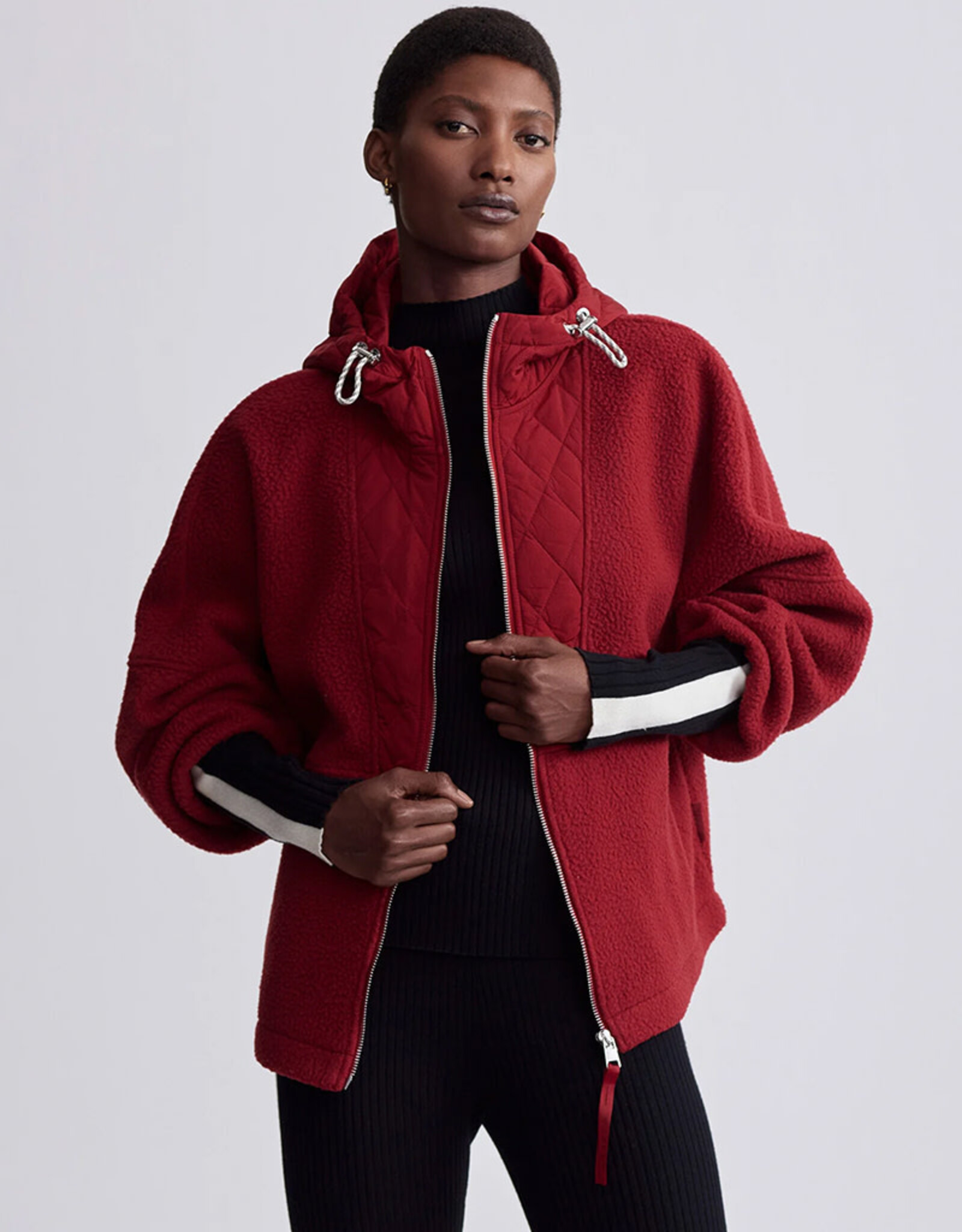 VARLEY RICHFIELD QUILT FLEECE COMBO JACKET