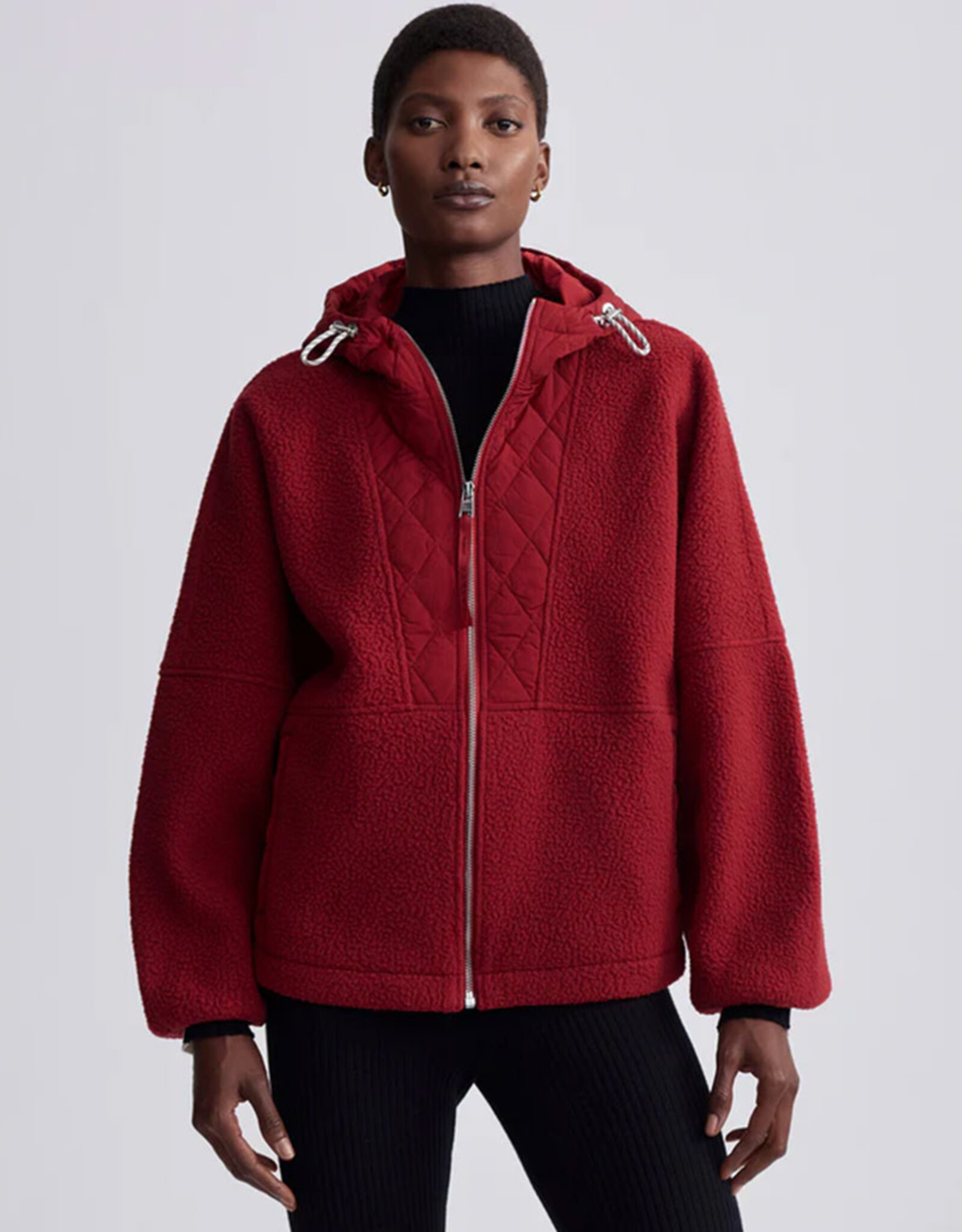 VARLEY RICHFIELD QUILT FLEECE COMBO JACKET