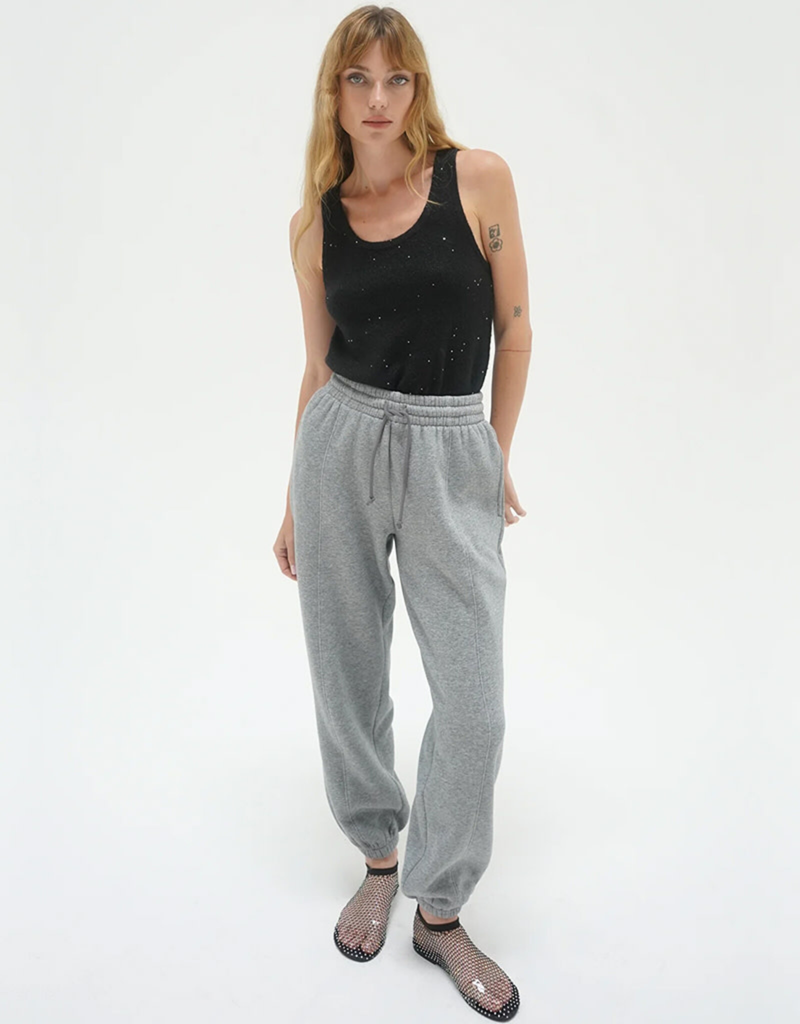 LNA AUDRA SPARKLE SWEATER TANK