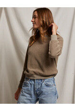 PERFECT WHITE TEE ZIGGY REVERSE FLEECE LS SHRUNKEN CREW