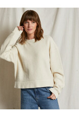 PERFECT WHITE TEE MAYER REVERSE FLEECE LS PULLOVER