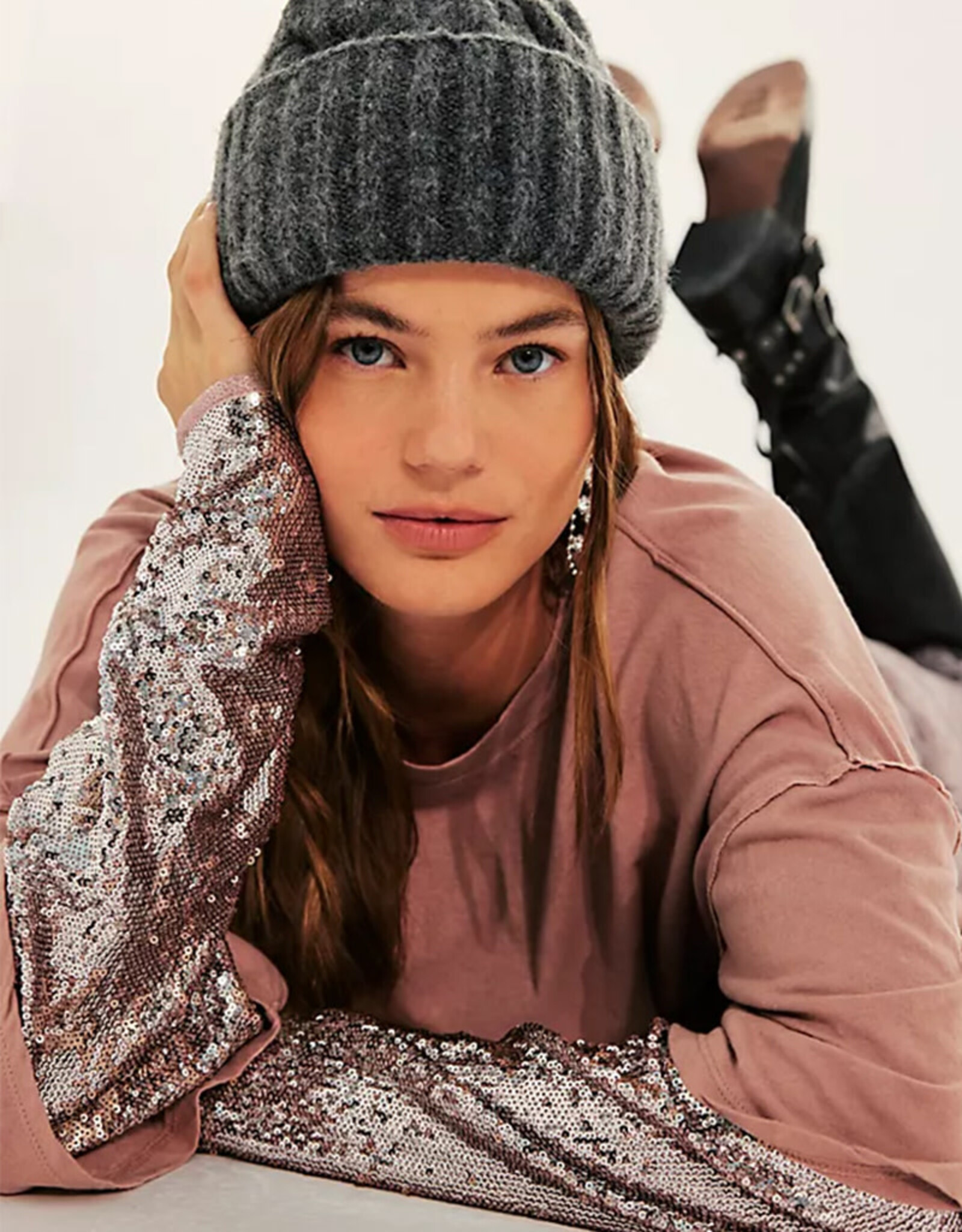 FREE PEOPLE WE THE FREE NELLIE SEQUIN TWOFER