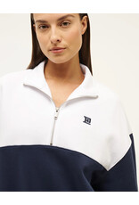PE NATION CENTRE FIELD HALF ZIP SWEAT