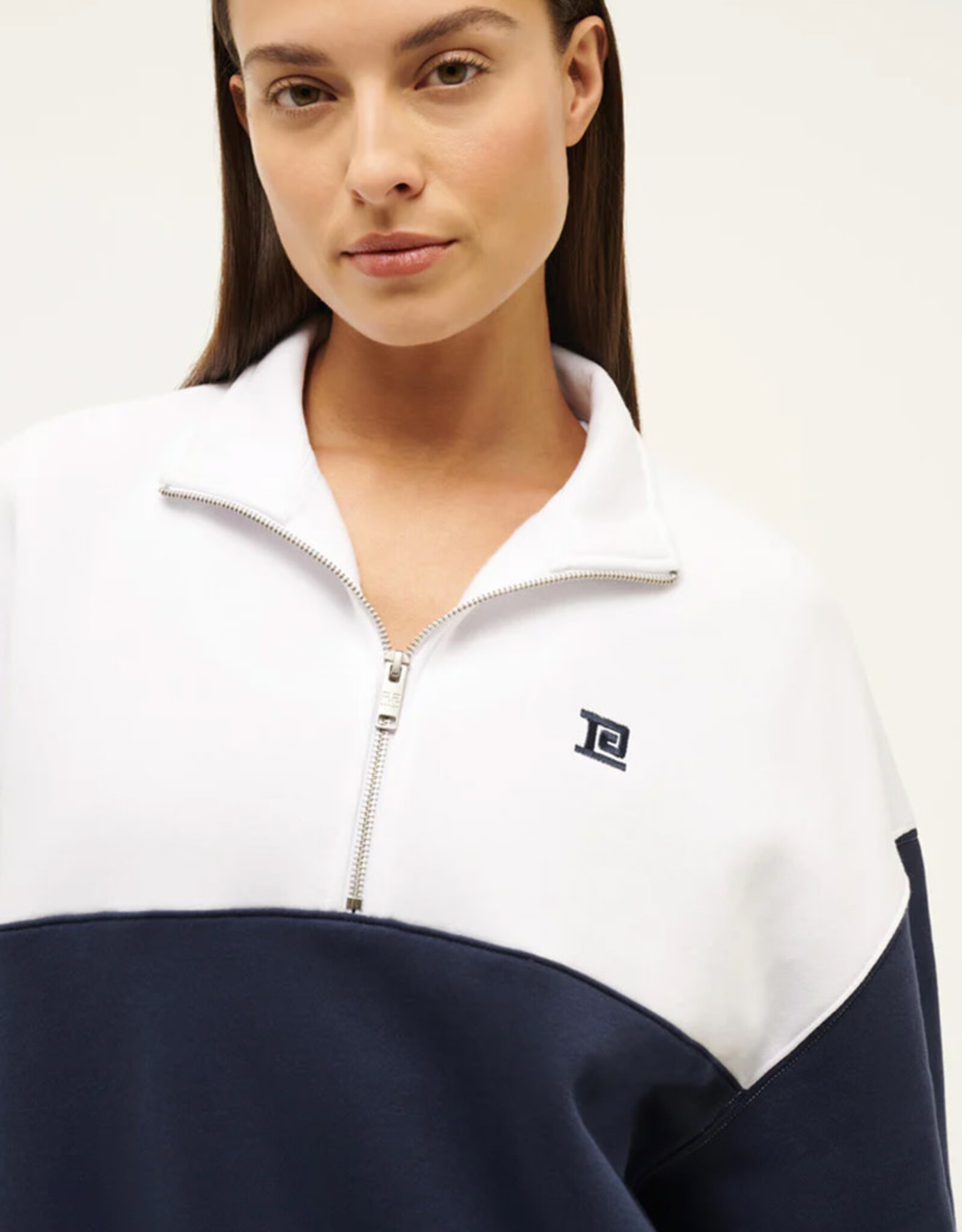 PE NATION CENTRE FIELD HALF ZIP SWEAT