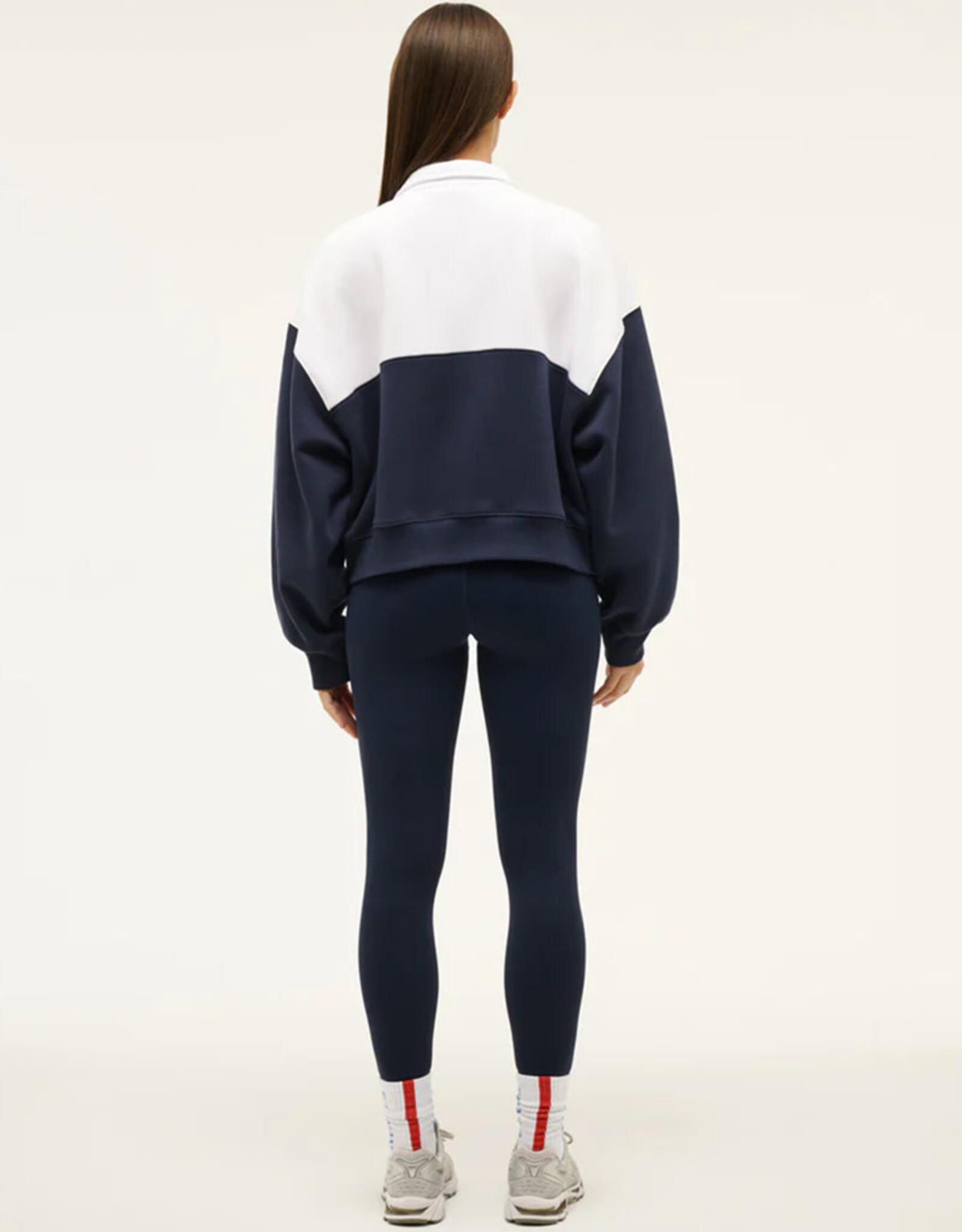 PE NATION CENTRE FIELD HALF ZIP SWEAT