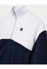 PE NATION CENTRE FIELD HALF ZIP SWEAT