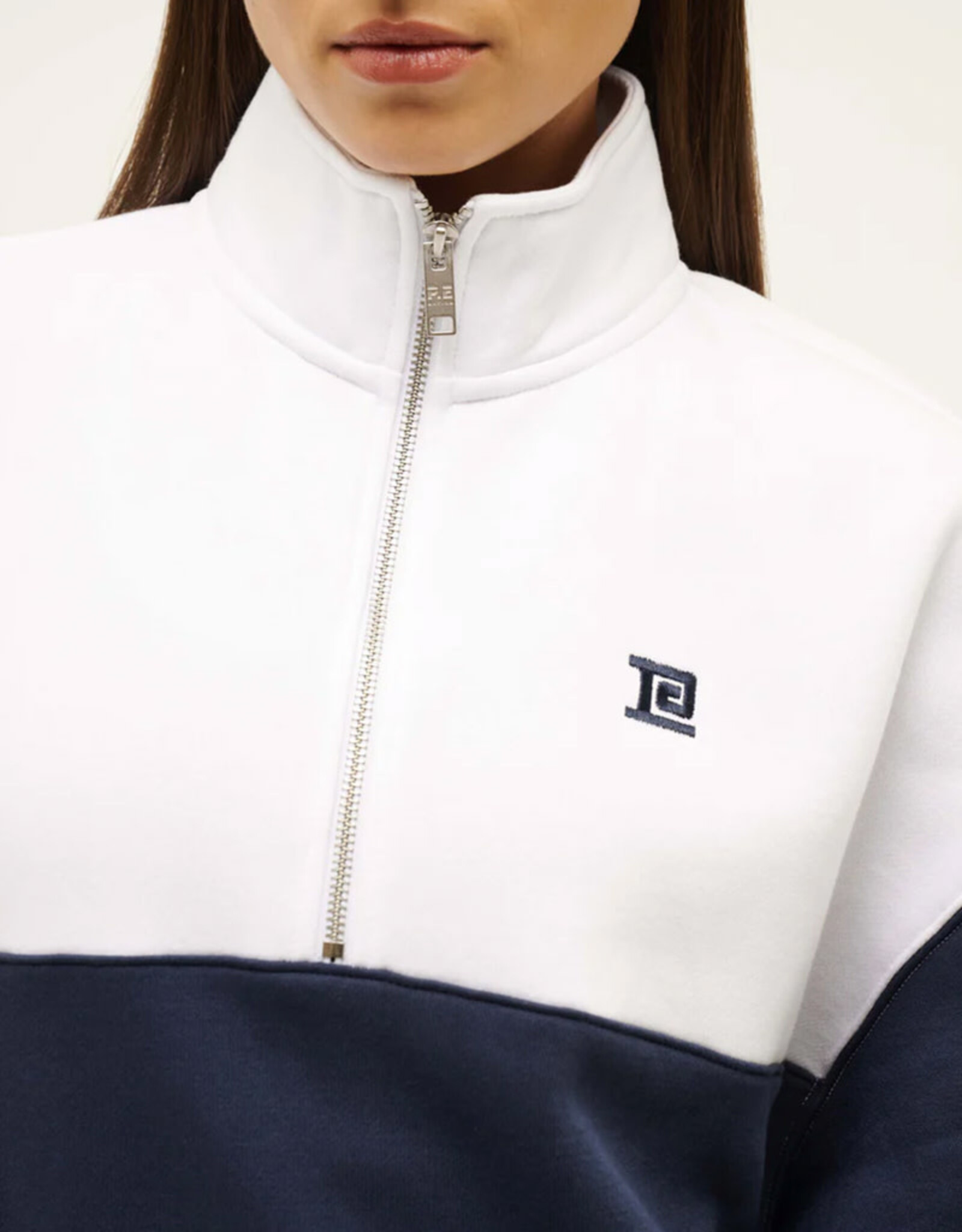 PE NATION CENTRE FIELD HALF ZIP SWEAT
