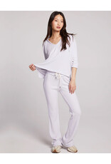 CHASER 3/4 SLEEVE SPLIT SIDE THERMAL DOLMAN HOODIE