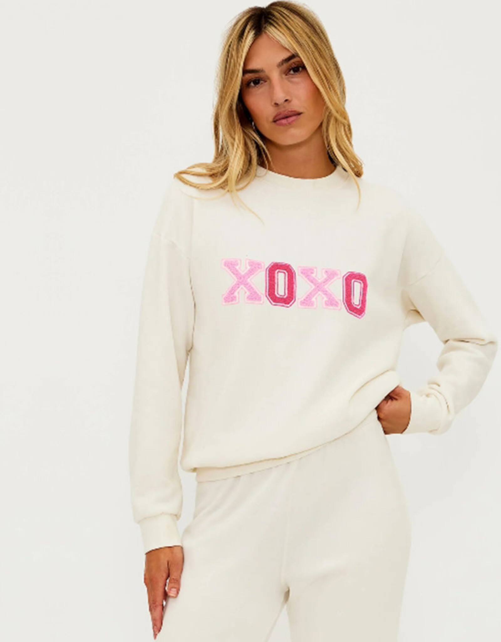 BEACH RIOT DEVYN OVERSIZED SWEATSHIRT XOXO