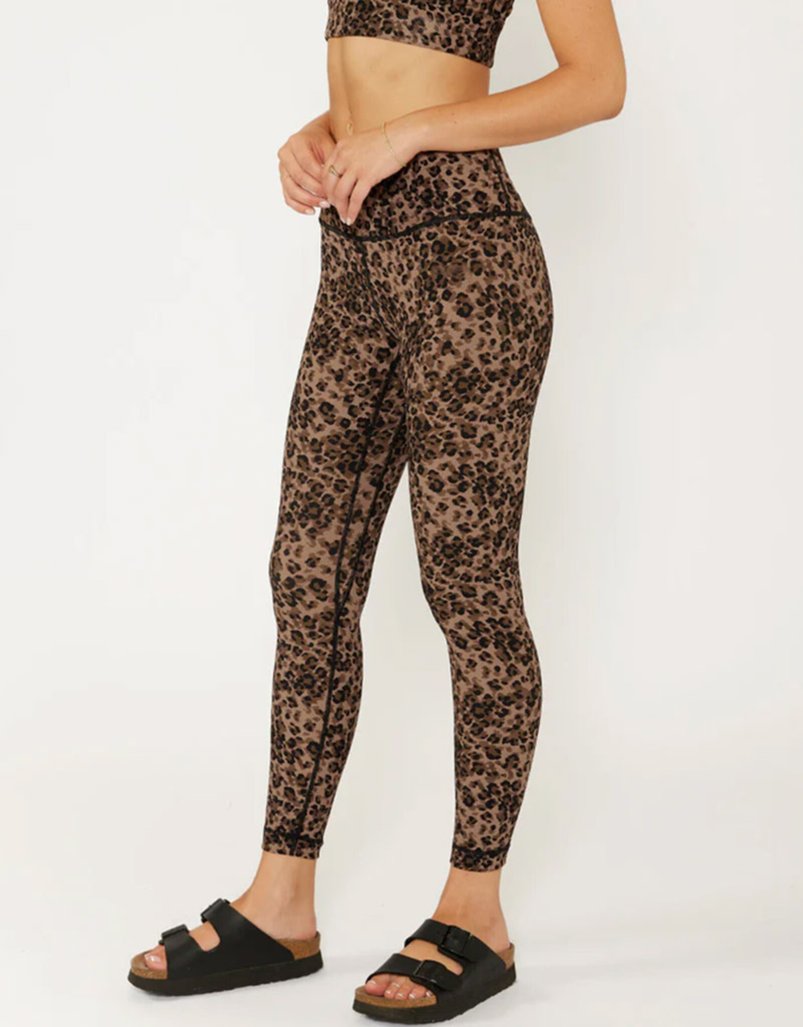 CREAM YOGA NANCY RIBBED LEGGING