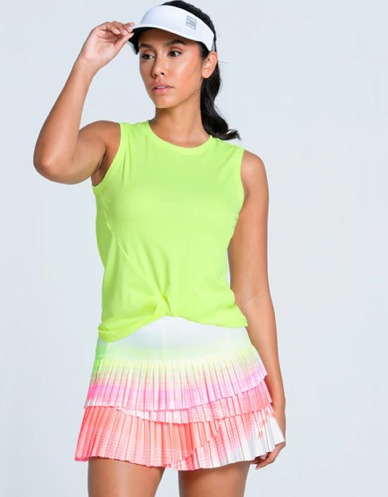LUCKY IN LOVE TWIST FRONT TANK