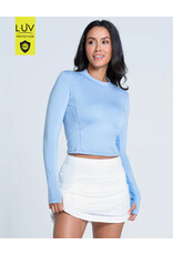 LUCKY IN LOVE MOCK NECK HIP LS