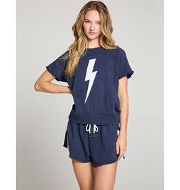CHASER LIGHTNING BOLT SHORT SLEEVE PULLOVER
