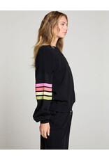 CHASER RAINBOW STRIPING LS PULLOVER