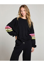 CHASER RAINBOW STRIPING LS PULLOVER