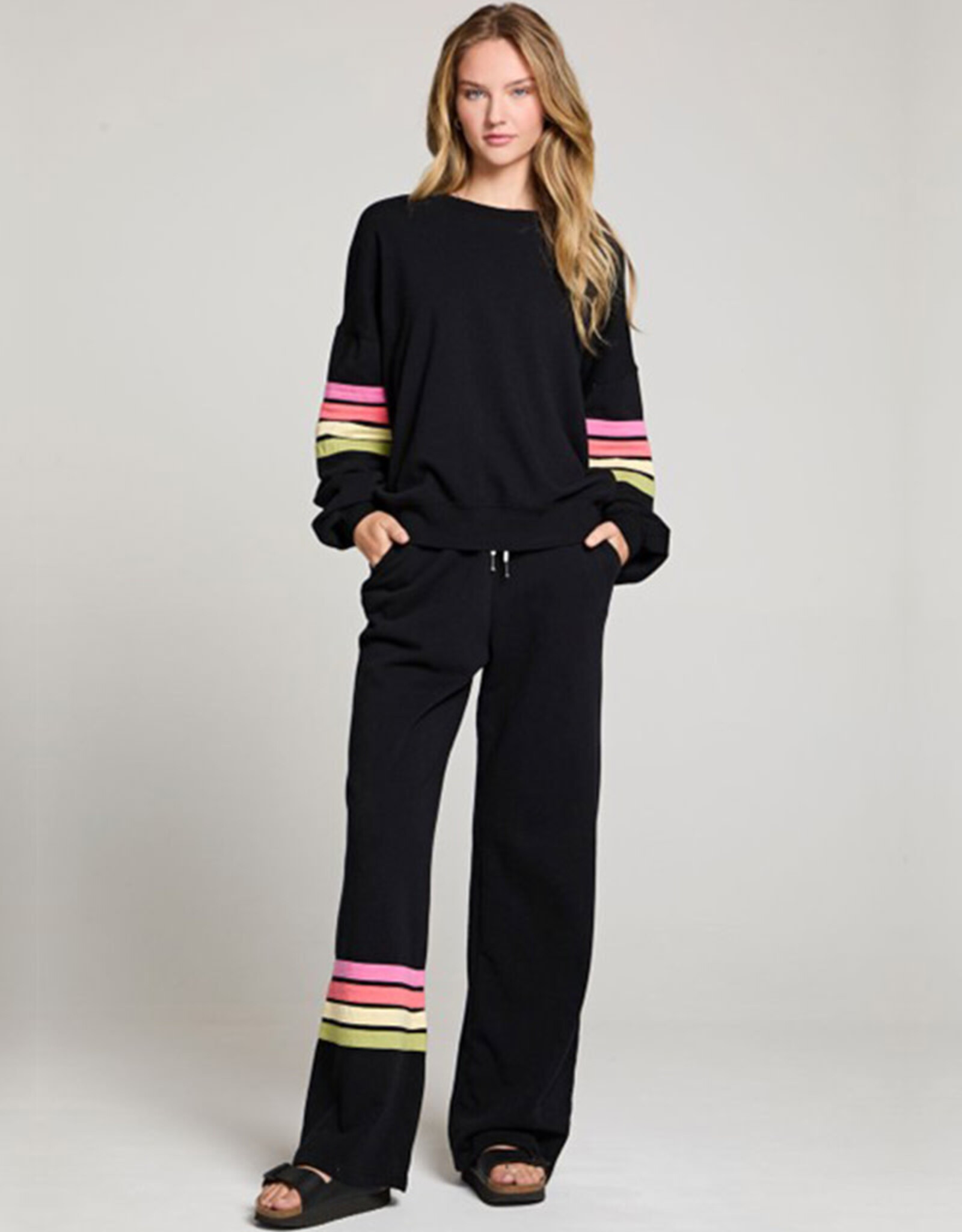 CHASER RAINBOW STRIPING SWEATPANT