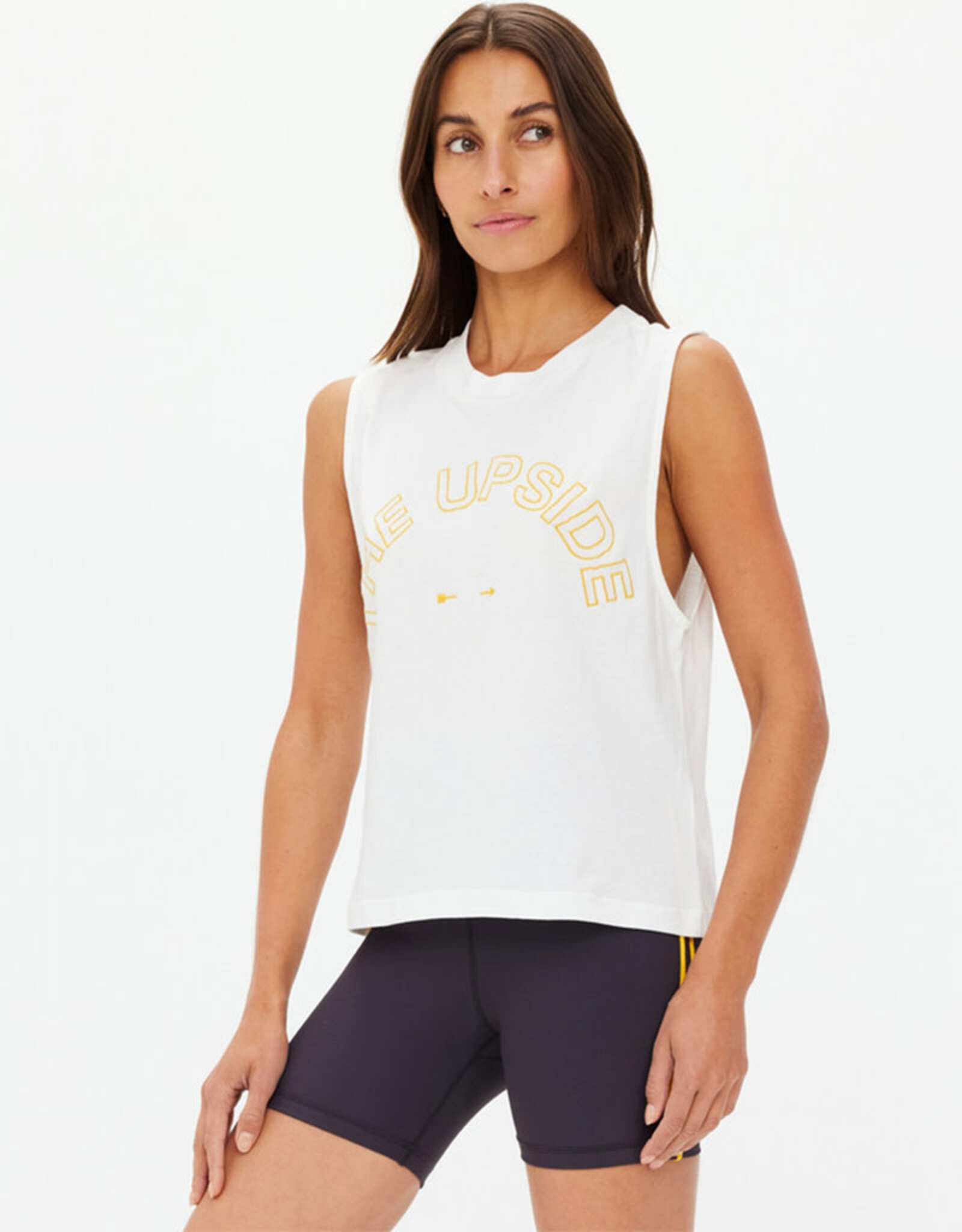 THE UPSIDE DAWSON LOGO TANK TOP