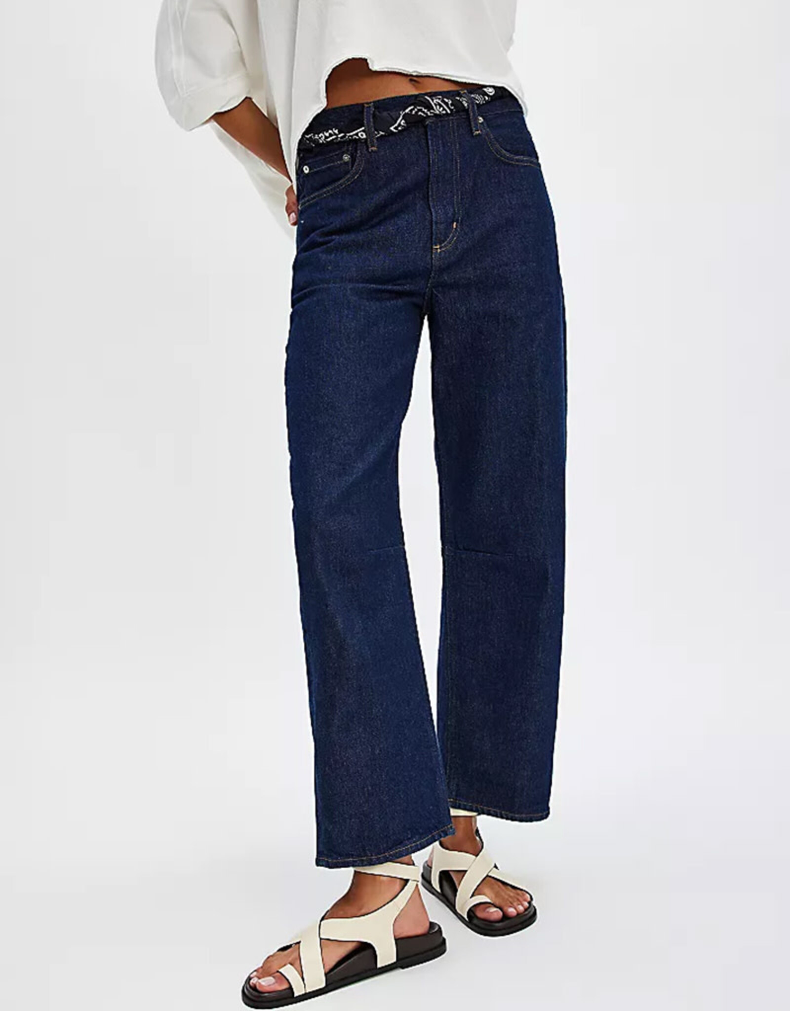 FREE PEOPLE ANYA CRISS CROSS FOOTBED