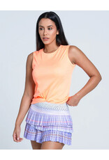 LUCKY IN LOVE LAVENDER LOVE SCALLOP PLEATED SKIRT