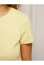 PERFECT WHITE TEE LISA FITTED CREW