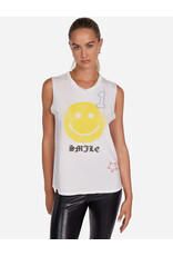 LAUREN MOSHI KEL SPRAY HAPPYFACE ELEMENTS TANK LAUREN MOSHI KEL SPRAY HAPPYFACE ELEMENTS TANK