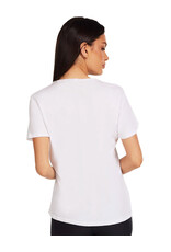 LAUREN MOSHI CORAL BARBELL LIP TEE