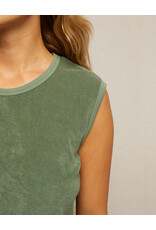 PERFECT WHITE TEE ELLIE TERRY BANDED TANK