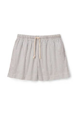 PERFECT WHITE TEE RILEY POPLIN STRIPE SHORT