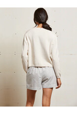 PERFECT WHITE TEE RILEY POPLIN STRIPE SHORT