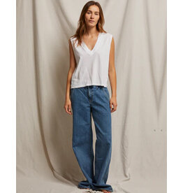 PERFECT WHITE TEE MARGOT SLEEVELESS VNECK TANK